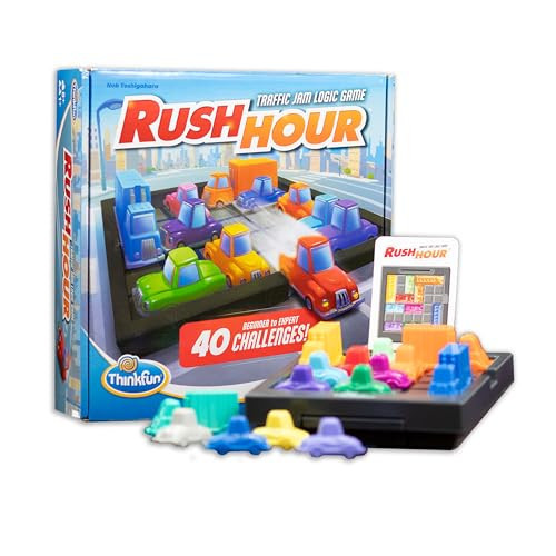 ThinkFun Rush Hour Traffic Jam Logic Game - Engaging STEM Toy for Kids Age 8 and Up - Enhances Reasoning & Planning Skills - MESH Accredited - 20+ Awards - Trusted Worldwide Seller for Over 20 Years | Amazon (US)