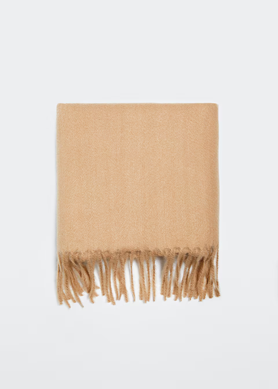 Fringed plain scarf | MANGO (US)