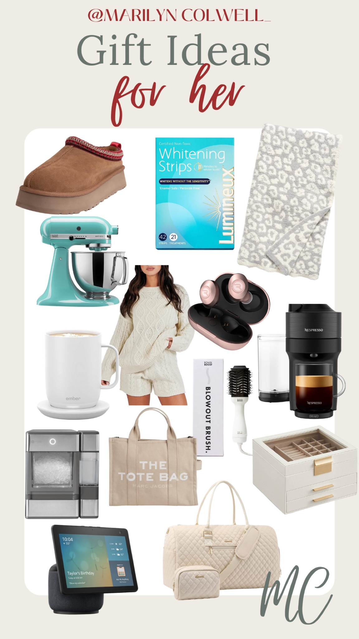 Christmas gift guide + inspo for her! Best friend, wife, sister, mom, aunt. Whoever it is, this guide can help you with the perfect gift!🎄

#LTKGiftGuide #LTKHoliday #LTKhome