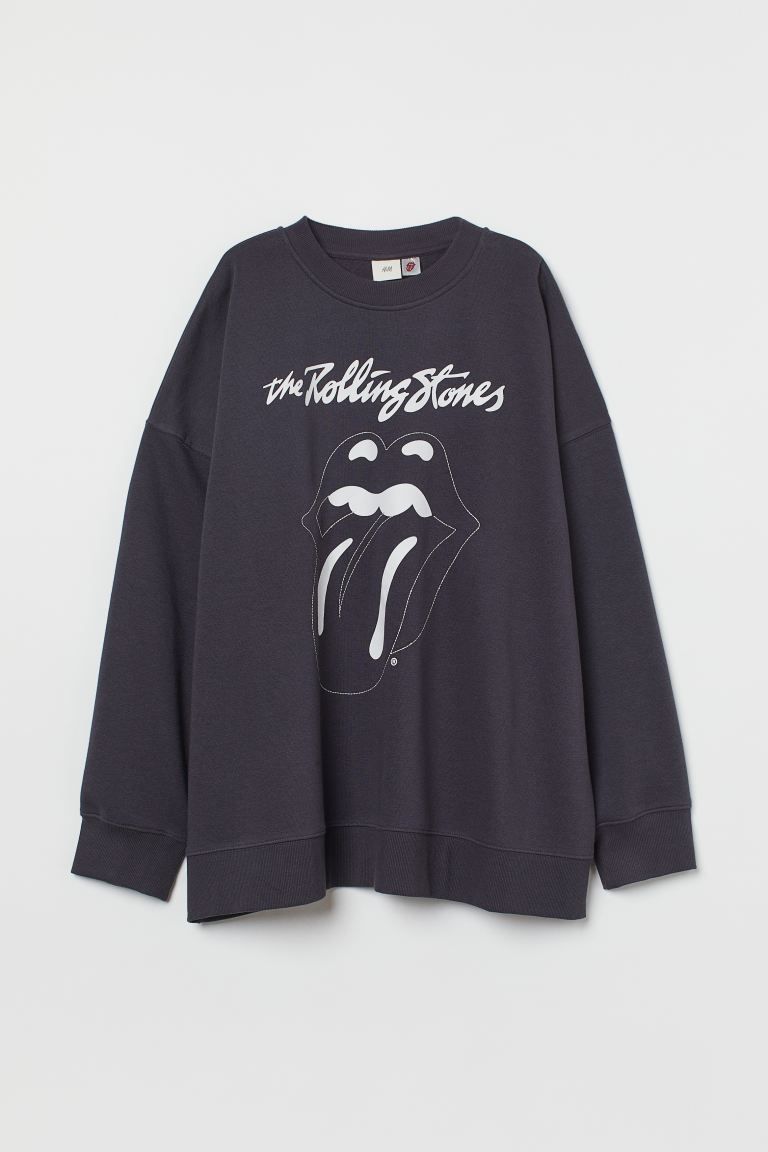 Printed Sweatshirt | H&M (US + CA)