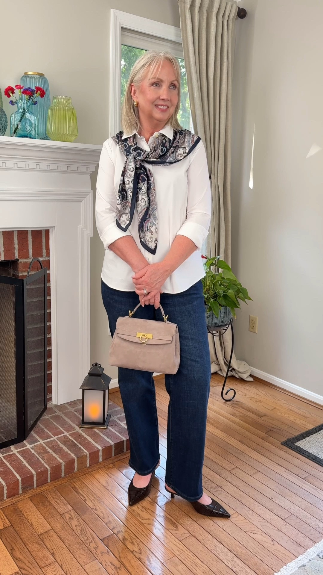 I’m always looking for the perfect white shirt. Blue denim and a white shirt will always be in style.

#LTKOver40 #LTKTall #LTKWorkwear