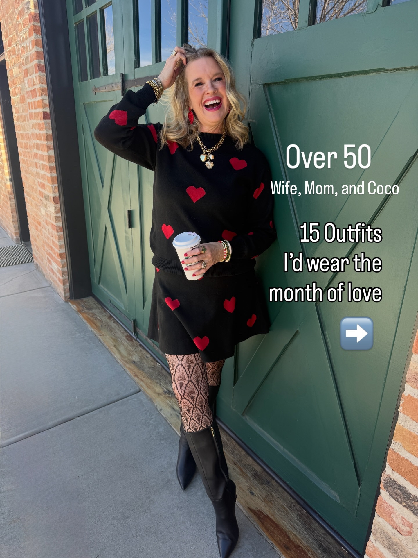 ⚠️Please note all these outfits items could not fit into all the links as you can only have 30…. All the complete outfits are linked and you can find in the Valentines collection as well as searching outfit in search box❤️

As a 54 year old, Wife, Mom, and COCO💋

What be is wear the Month of LOVE ❤️ 💋🩷🎀

February, is a month I celebrate love all moth! 
 It’s a month that’s full of Birthdays, Valentine’s Day and our Anniversary 💋🍾❤️🎀🩷

Do it’s a perfect time to wear hearts & bows and 
With My love of Pink 🩷 &Red❤️

It’s fun to pull out all things Valentine and celebrate LOVE ALL month…

The perfect way to shake your Winter blues and cheer up with happy colors and 🩷❤️🎀💋
LOVE

Comment “shop” for links

#over50women #over50style #monthoflove #utahinfluencer

#LTKValentine #LTKOver40 #LTKootd