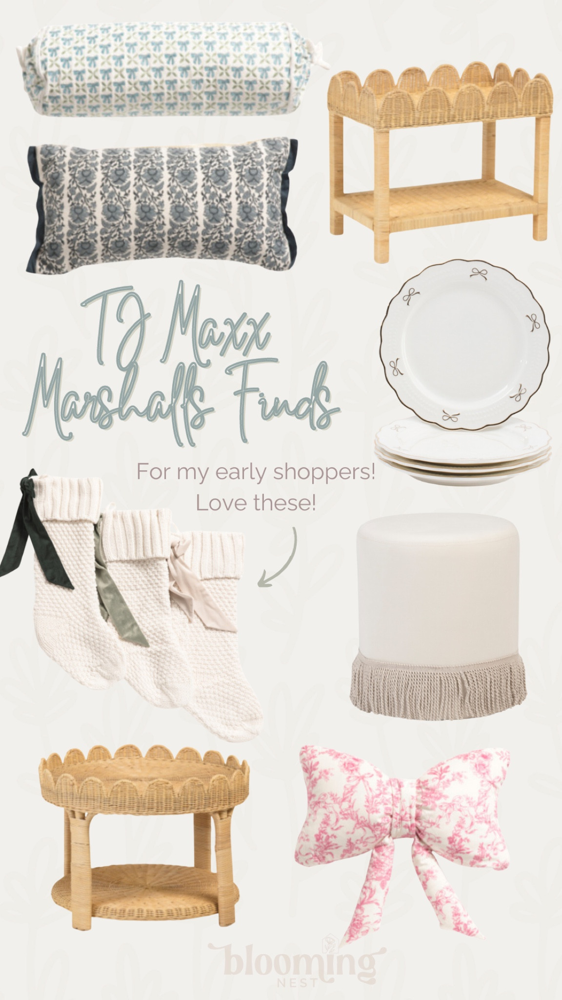 Tj Maxx Marshalls finds! 

THEBLOOMINGNEST pillows side tables kitchen decor Christmas stockings 

#LTKSeasonal #LTKStyleTip #LTKHome