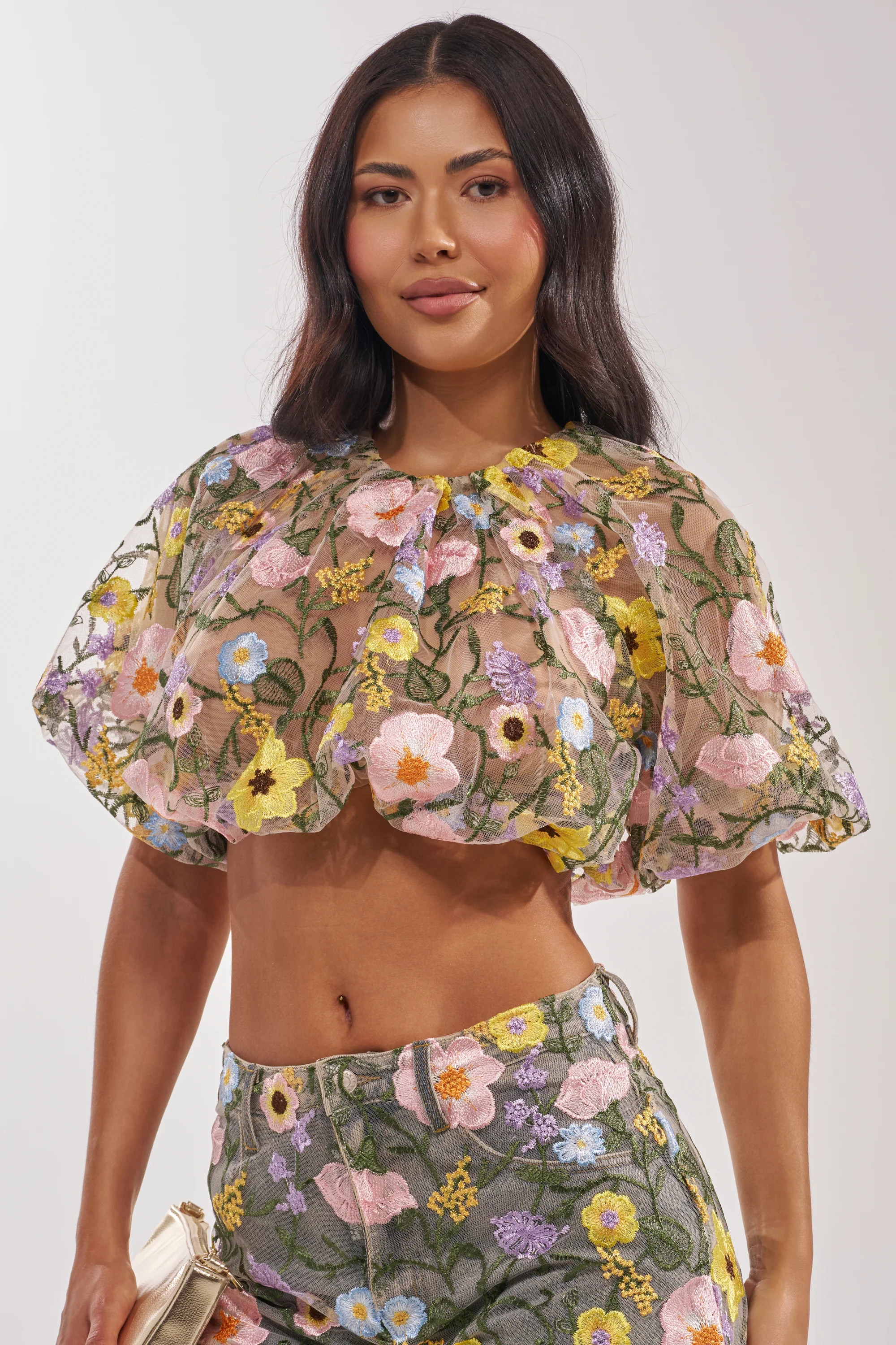 GARDEN PARTY FLORAL BLOUSE | AKIRA