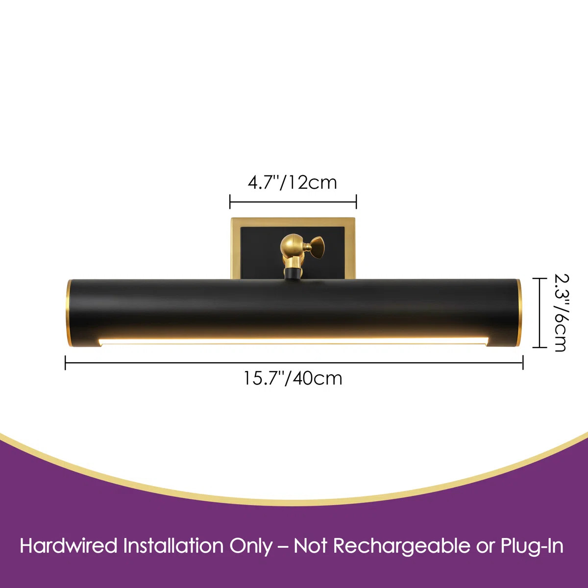 15.74'' Dimmable Led Wall Mounted Picture Light | Wayfair North America