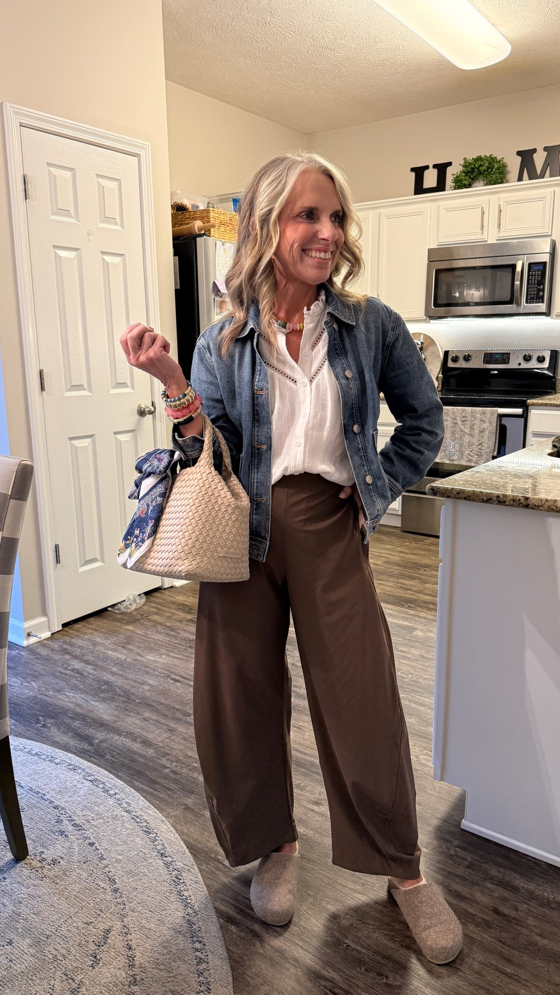 These pants!!! So comfy and easy to wear dressed up or casual  

#LTKOver40