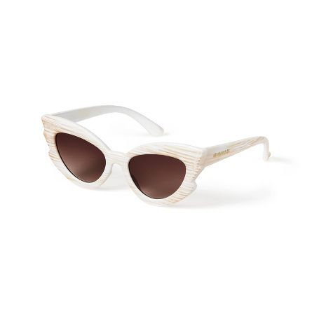 Women's Cateye Scallop Wing Sunglasses - Agua Bendita x Target Cream | Target