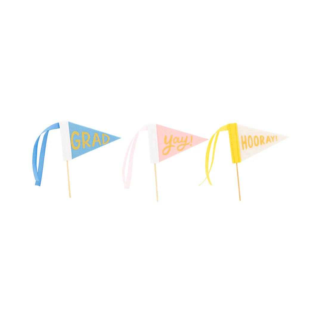 Graduation Felt Pennant Banner Set | My Mind's Eye