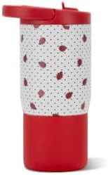 HydroJug Sport 14 oz Insulated Kids Water Bottle with Straw, Ladybug | Amazon (US)