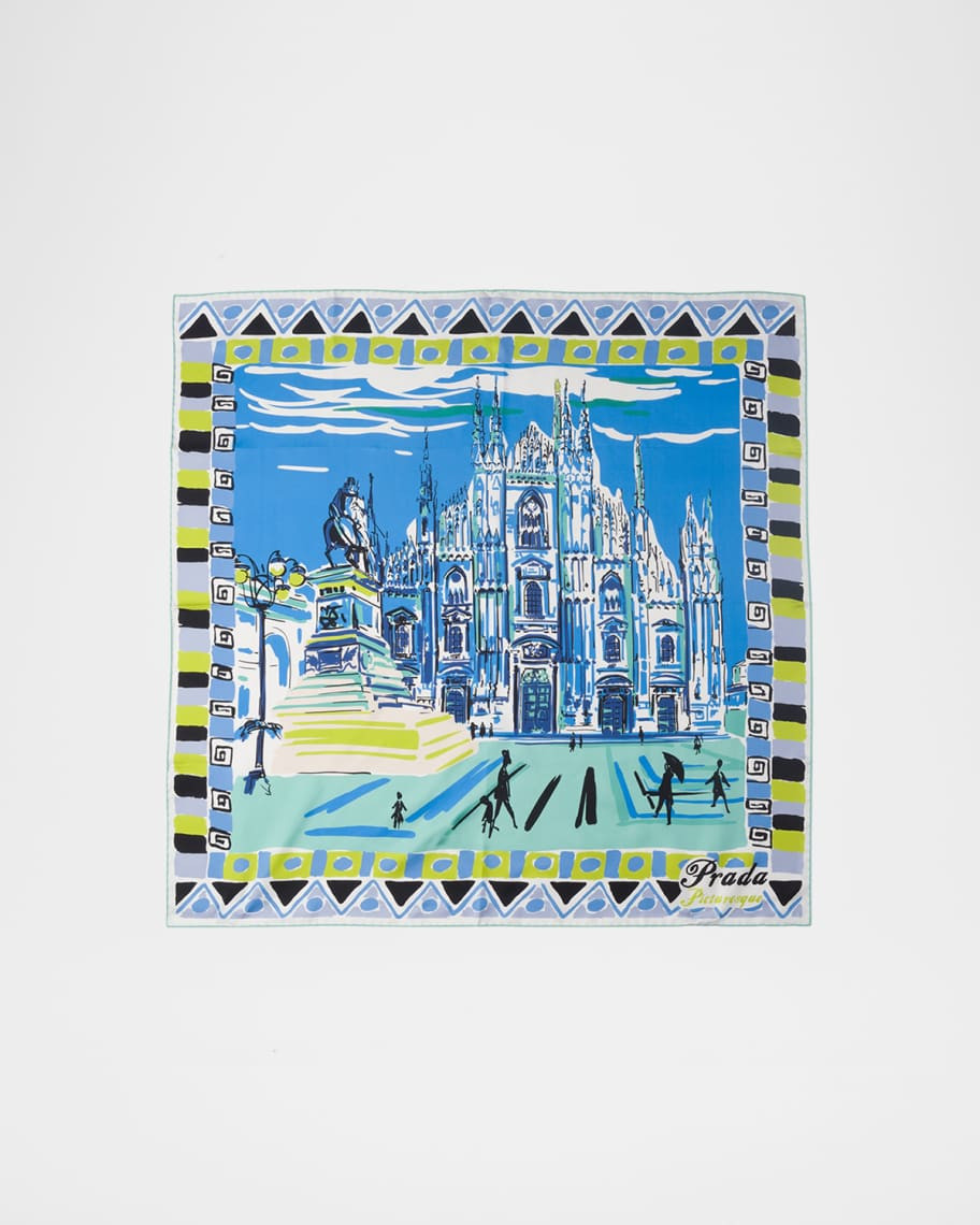 Picturesque Milano Silk Scarf | Neiman Marcus