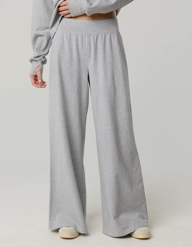 OFFLINE By Aerie OG Cotton Super Wide Leg Pant | Aerie