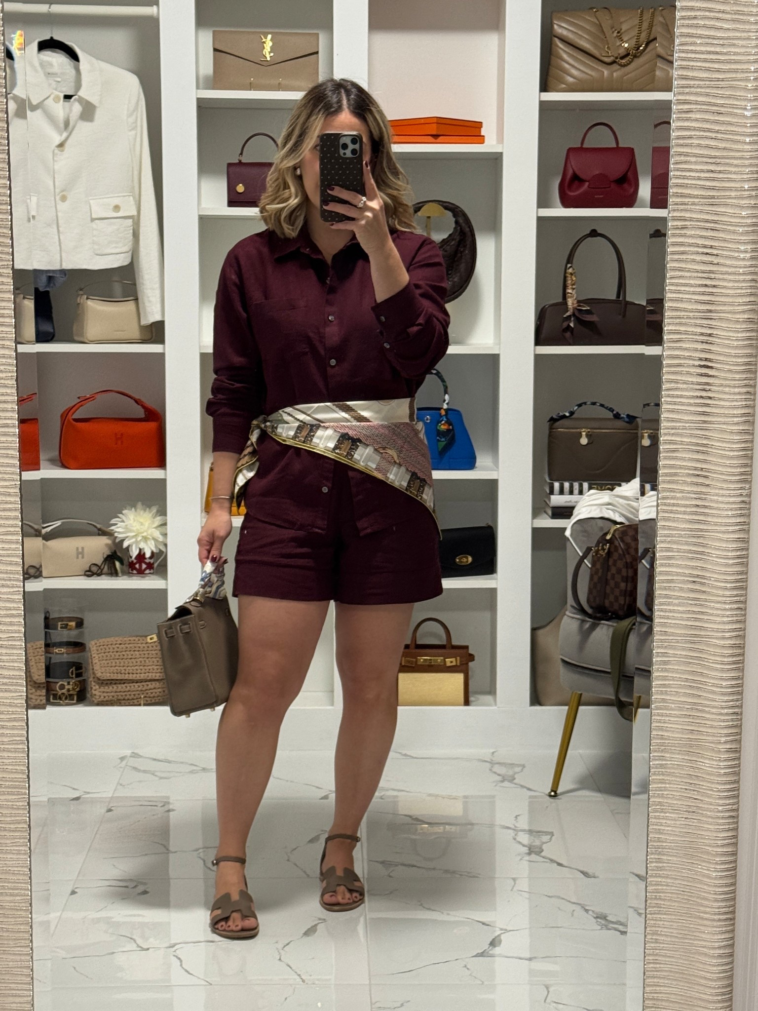 Fall Fashion in Miami 🌞
Sandals, Handbag & Scarf: Hermes 
Shorts Size S
Top Size M

#LTKStyleTip #LTKSeasonal #LTKItBag