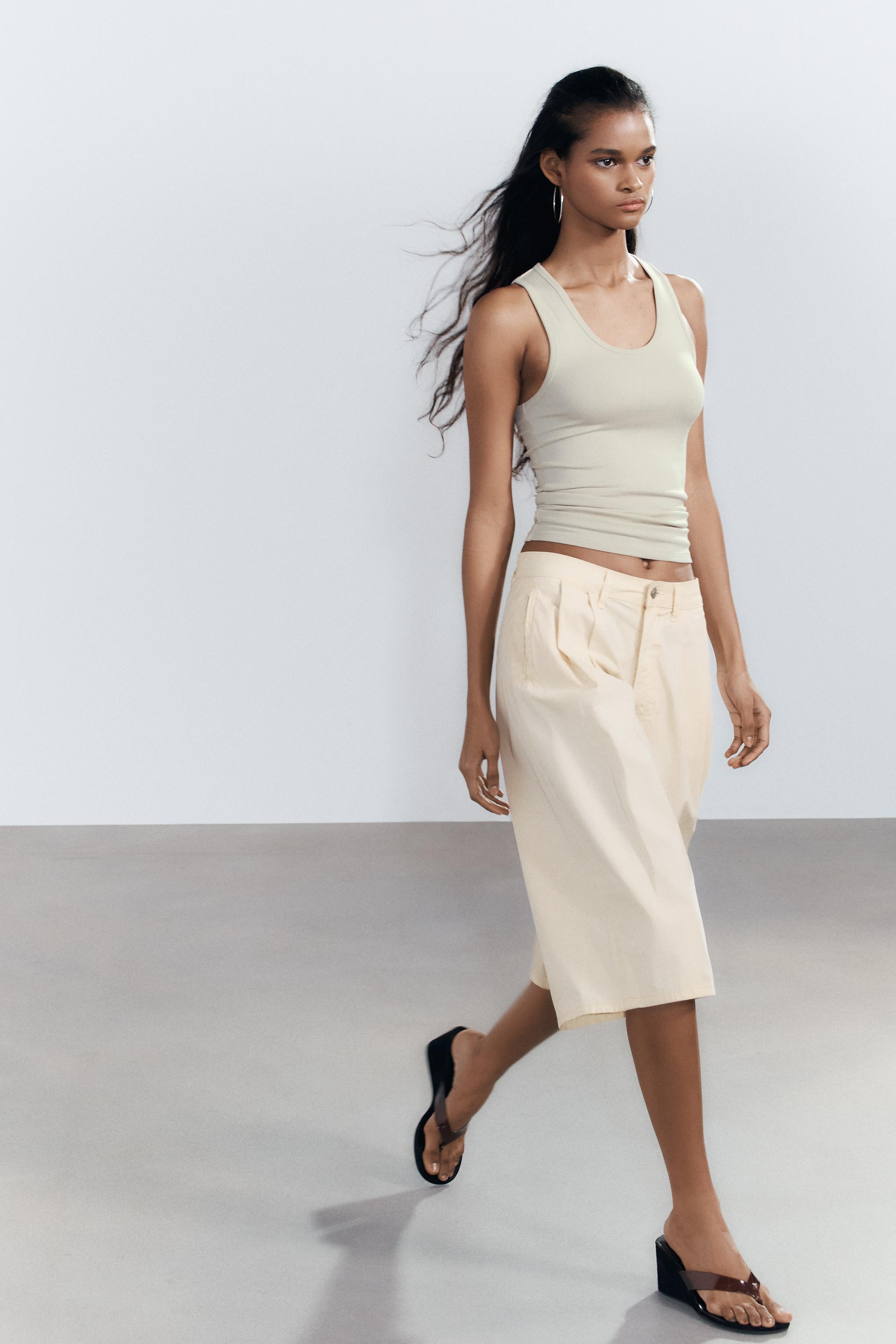 COTTON MODAL VEST TOP | Zara UK