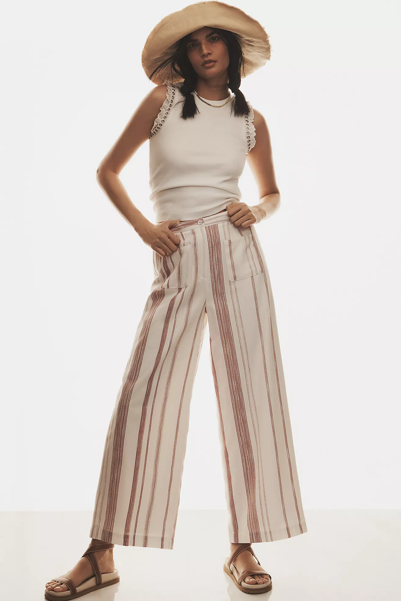 Lost + Wander Costa Mirage Wide-Leg Pants | Anthropologie (US)