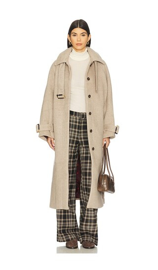 Jude Coat in Grey | Revolve Clothing (Global)