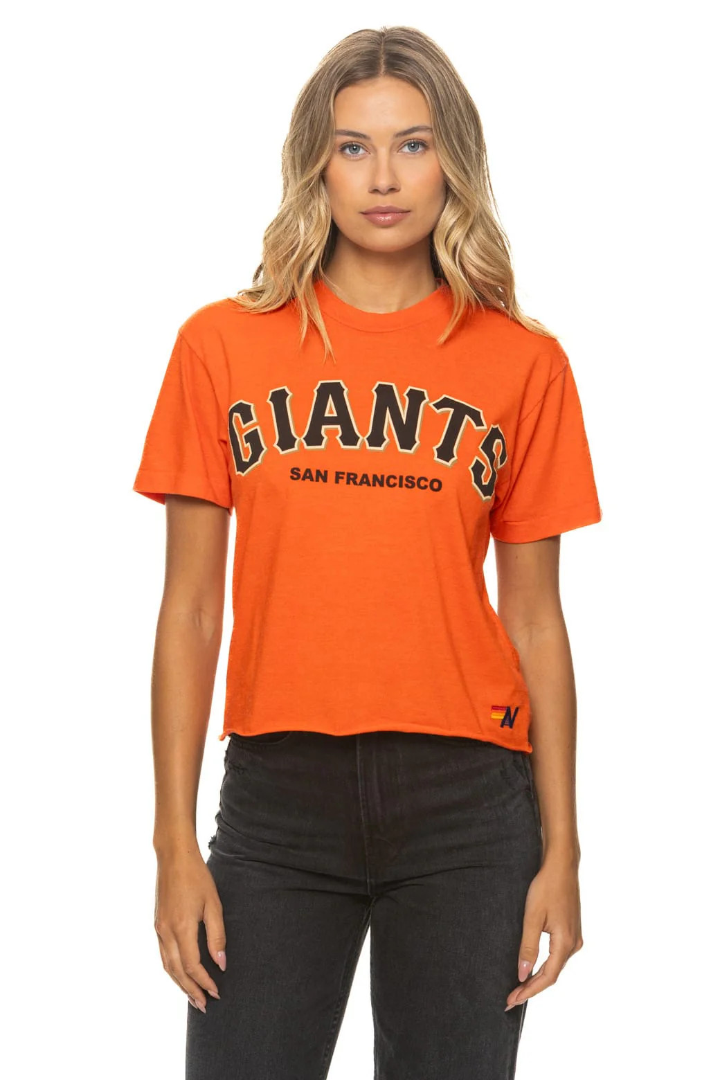 SAN FRANCISCO GIANTS 2026 BOYFRIEND TEE - ORANGE | Aviator Nation