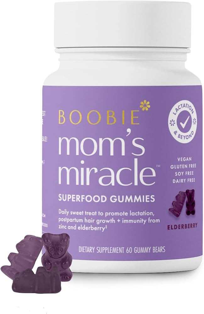 Boobie Bears Lactation Support Gummies | Helps As Milk Supply Booster & Supports Immune Health & ... | Amazon (US)