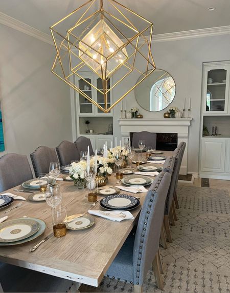 Tablescape, formal dining room, grown-up dining room, statement chandelier, classic tablescape, holiday dinner party, holiday table setting, holiday tablescape, dining room decor, dining room inspiration, classic neutral dining room, neutral dining room, home design, table setting, wedding China, dining room inspo

#LTKhome #LTKeurope #LTKHoliday