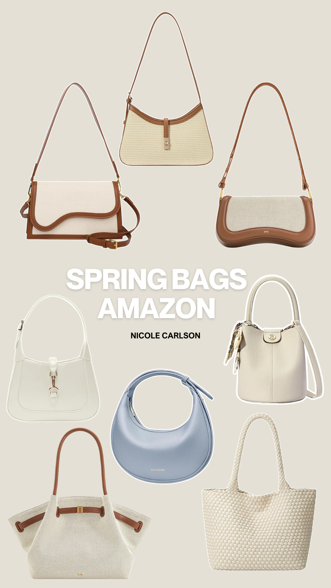 Spring Bags from Amazon 

 

#LTKootd #LTKSeasonal #LTKHome
