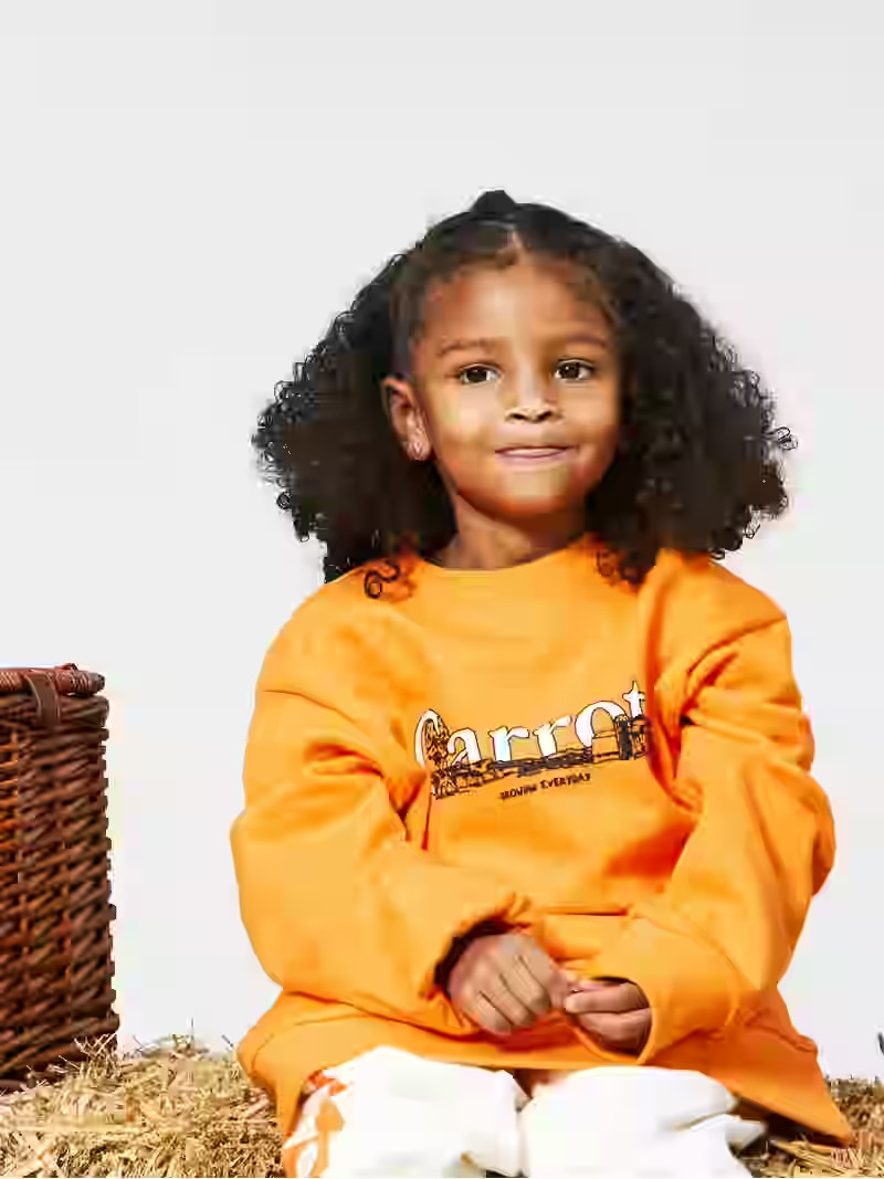 Carrots by Anwar Carrots, Kids Graphic Sweatshirt, Carrots Farm, Sizes XS-2XL | Walmart (US)