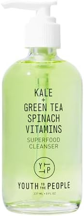Youth To The People Superfood Facial Cleanser - Kale + Green Tea Daily Face Wash, Gentle Makeup R... | Amazon (US)