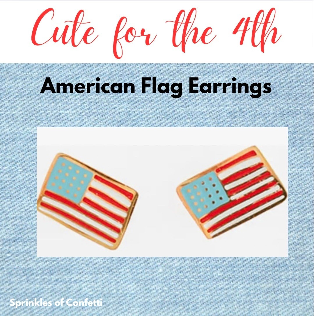 American Flag earrings!

#LTKSeasonal #LTKootd #LTKgrwm