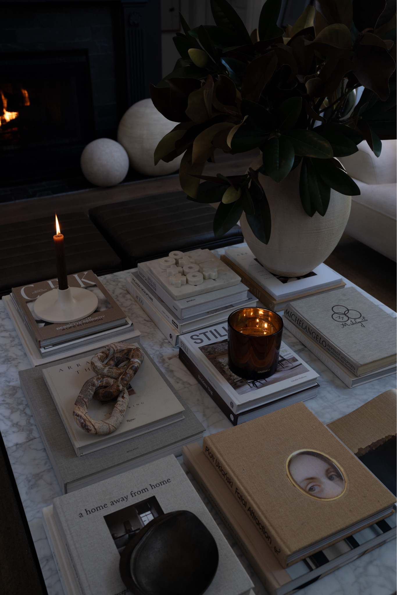 Fall is all about layering on… books, pillows, light, greenery… it’s definitely a more is more season!

#LTKSaleAlert #LTKSeasonal #LTKHome