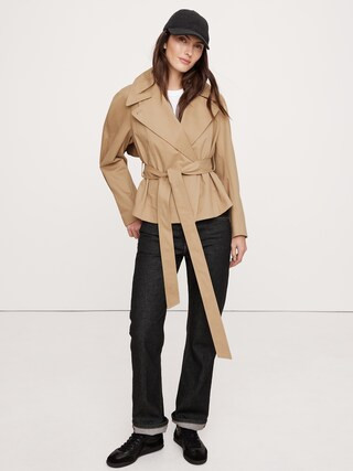 Short Trench Coat | Banana Republic (CA)