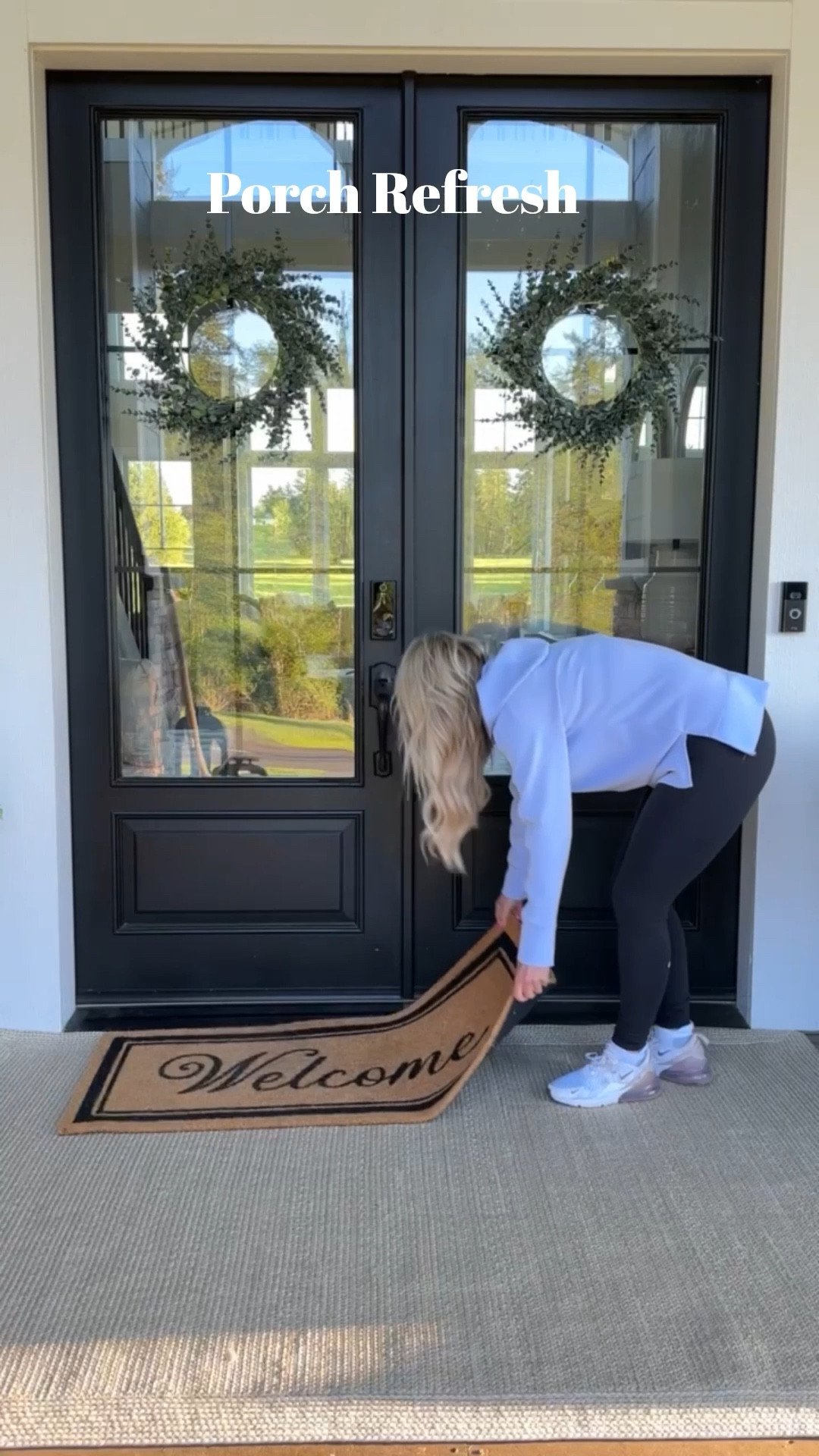 Time for a porch decor refresh! ✨ Swapping out my wreaths and rugs gives my porch a whole new look. It’s easy, quick, and makes such a difference! 😍 

#porchdecor #homedecor #porch

#LTKHome #LTKSeasonal