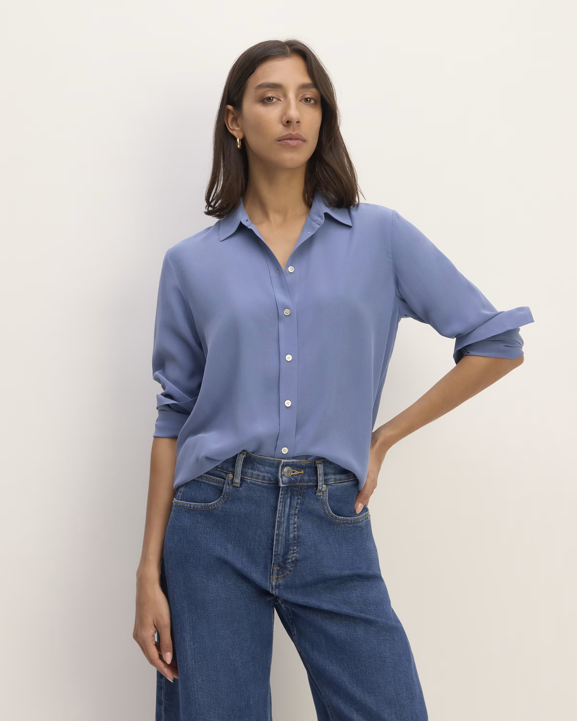 The Must-Have Shirt in Washable Silk | Everlane