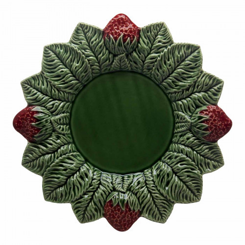 Bordallo Pinheiro Strawberries Charger Plate | Gracious Style