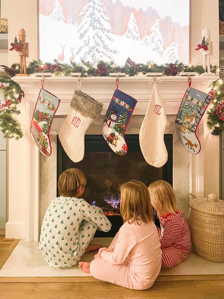 The sweetest Christmas pajamas from Cecil and Lou. Stockings, stocking holders, frame tv (we have 55”, and the frame we have are linked.

#LTKCyberweek #LTKHoliday #LTKkids