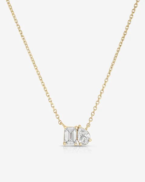 Toi et Moi Diamond Pendant Necklace | Ring Concierge