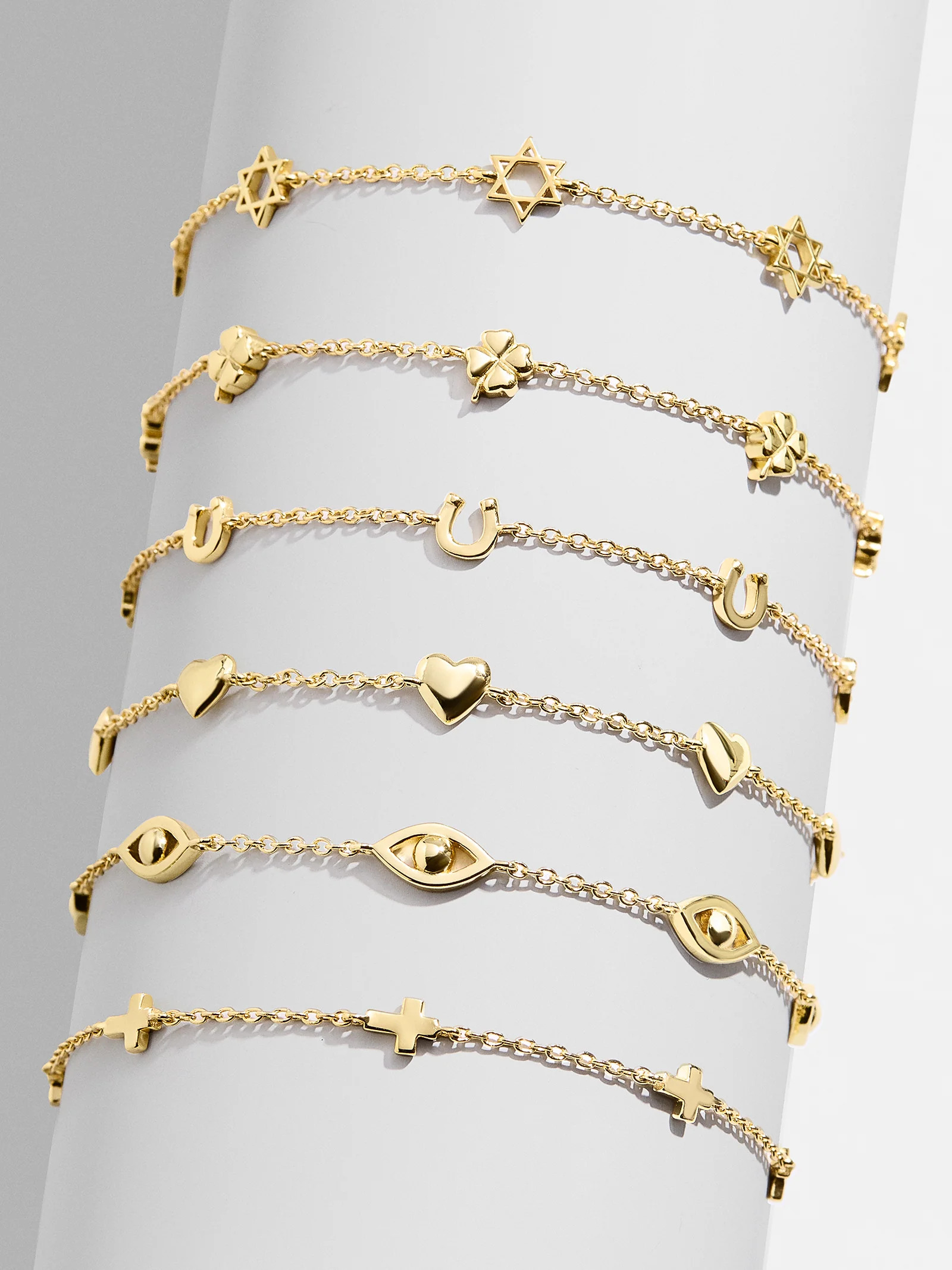 18K Gold Cross Bracelet - Cross | BaubleBar (US)