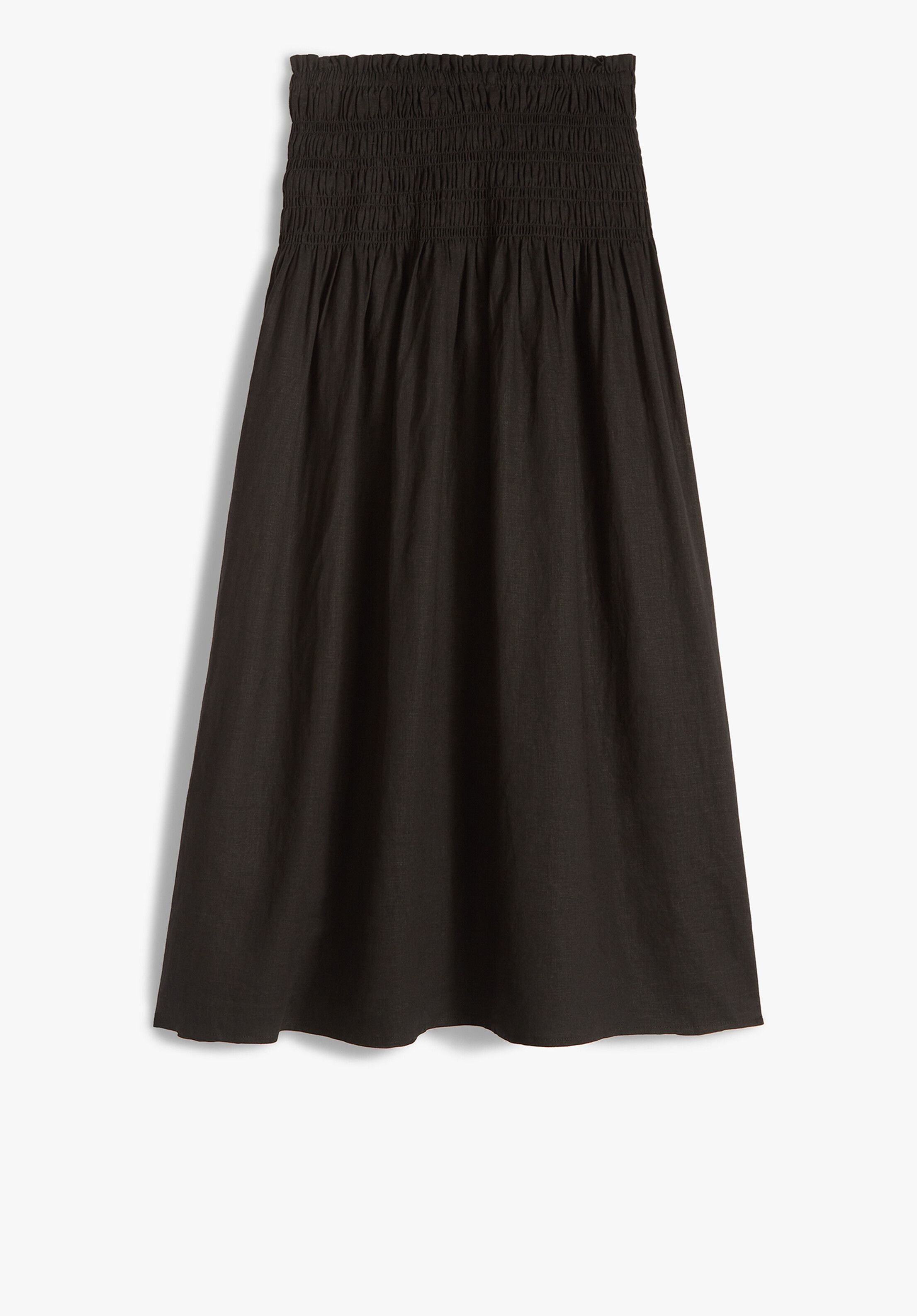 Shirred Midi Skirt | Hush Homewear (UK)