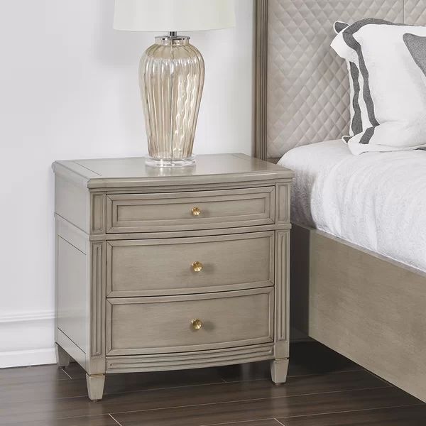 Kazuko 3 Drawer Nightstand | Wayfair North America