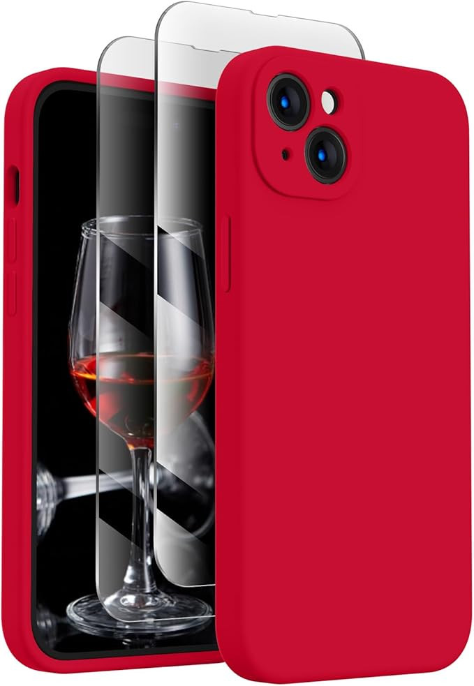 FireNova Designed for iPhone 15 Case, Silicone Upgraded [Camera Protection] Phone Case with [2 Sc... | Amazon (US)