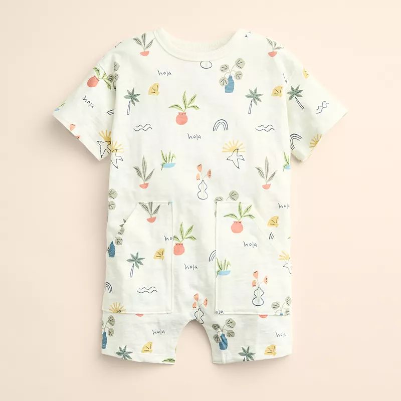 Baby & Toddler Little Co. by Lauren Conrad Short Sleeve Pocket Romper | Kohl's