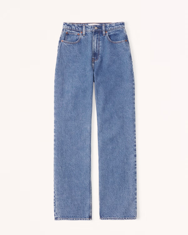 Women's High Rise Loose Jean | Women's Bottoms | Abercrombie.com | Abercrombie & Fitch (US)