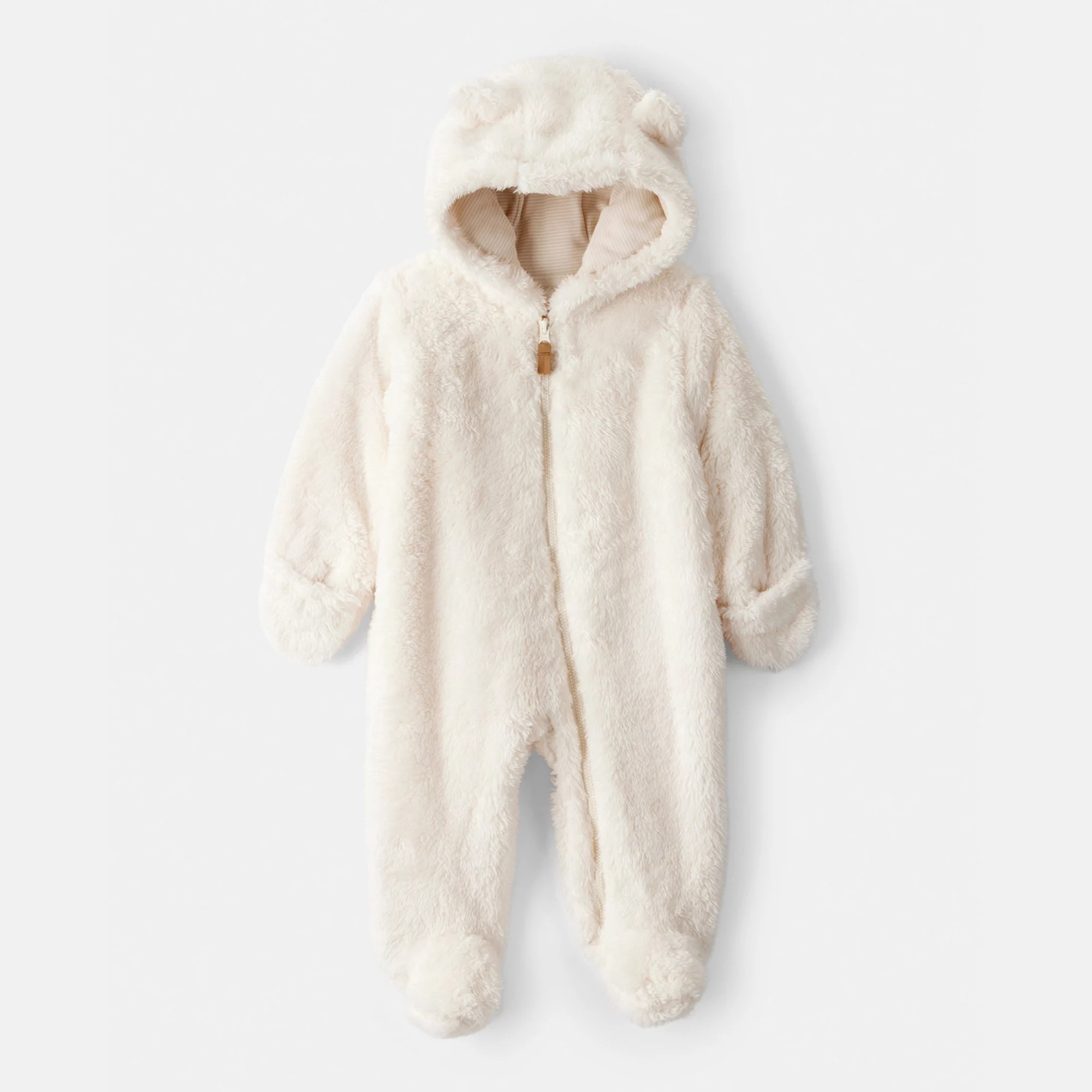 Carter's Hooded Long-Sleeve Sherpa Jumpsuit | Kohl's
