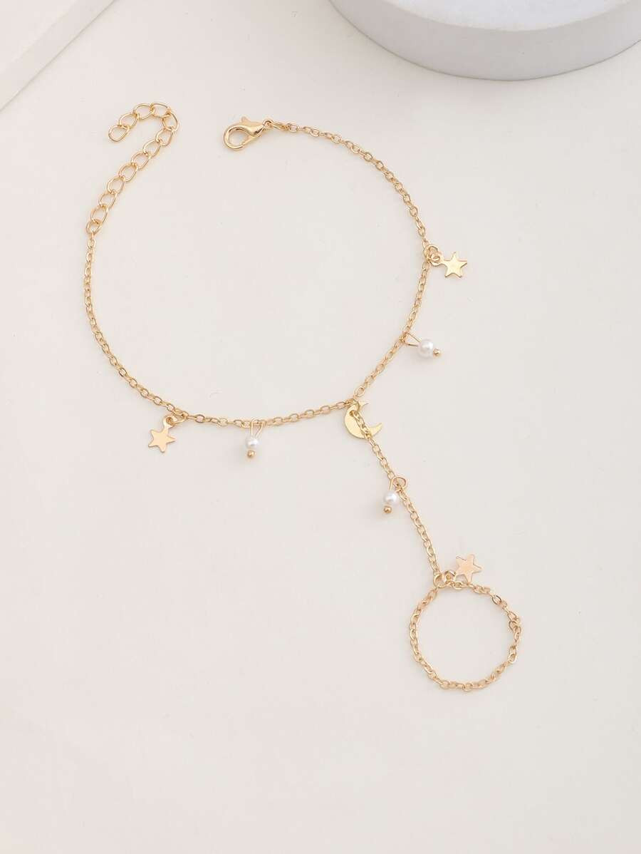 Star & Moon Charm Mittens Bracelet SKU: sW210427506991947(1000+ Reviews)$1.50$1.43Join for an Exc... | SHEIN