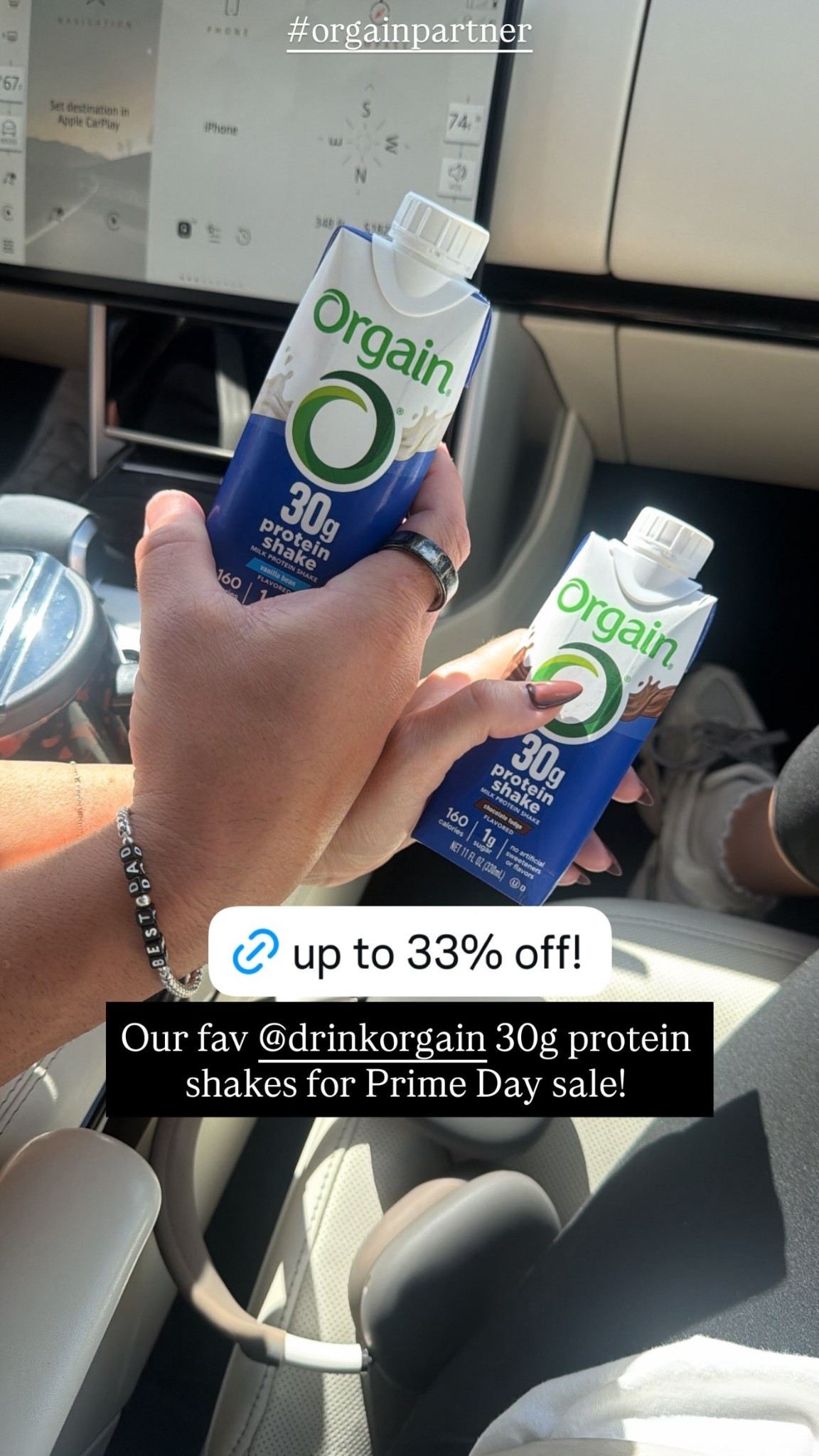 #orgainpartner  Our fav @drinkorgain 30g protein shakes for Prime Day sale!