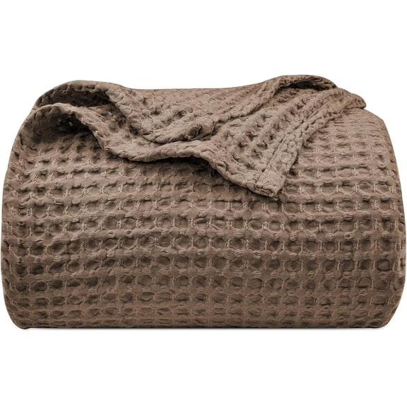 PHF Ultra Soft Waffle Weave Blanket Twin Size, Washed Lightweight Summer Breathable Blankets for ... | Walmart (US)