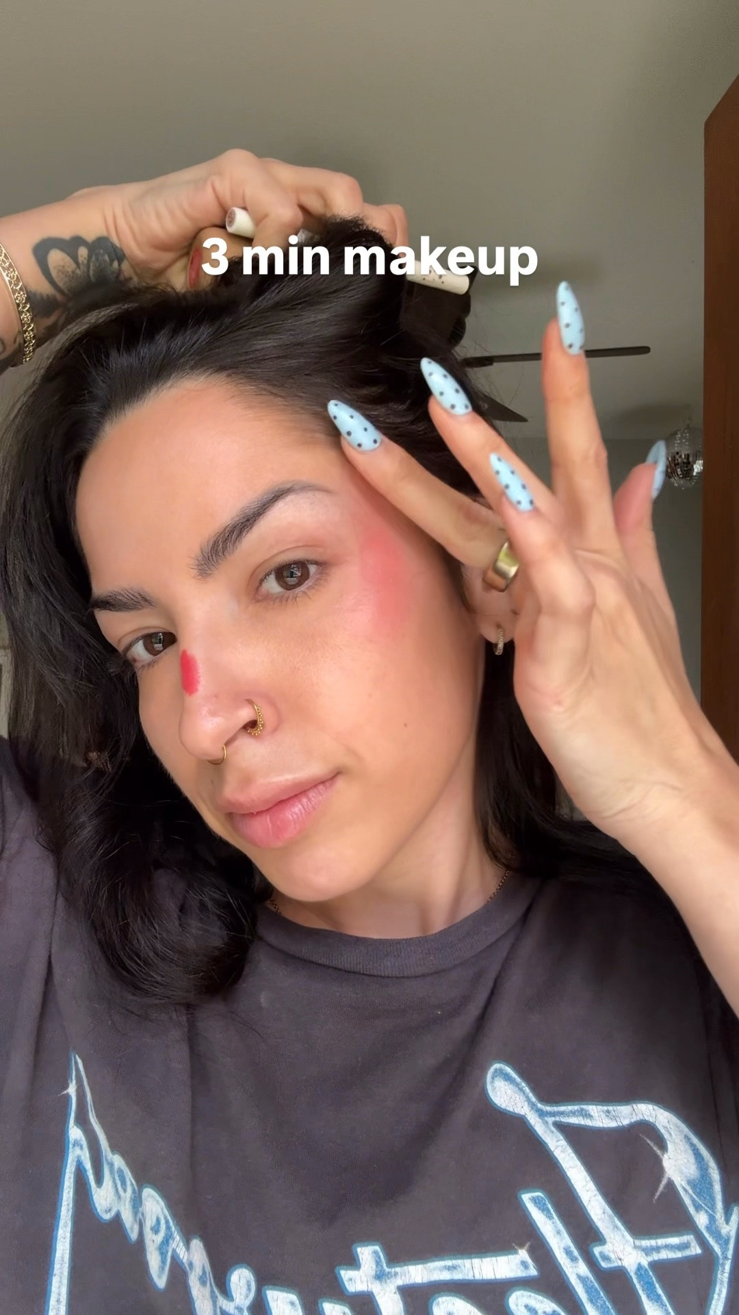 Easiest no makeup makeup look! Been loving the Rhode red blush lately ❤️‍🔥

#LTKMothersDay #LTKgrwm #LTKmomlife