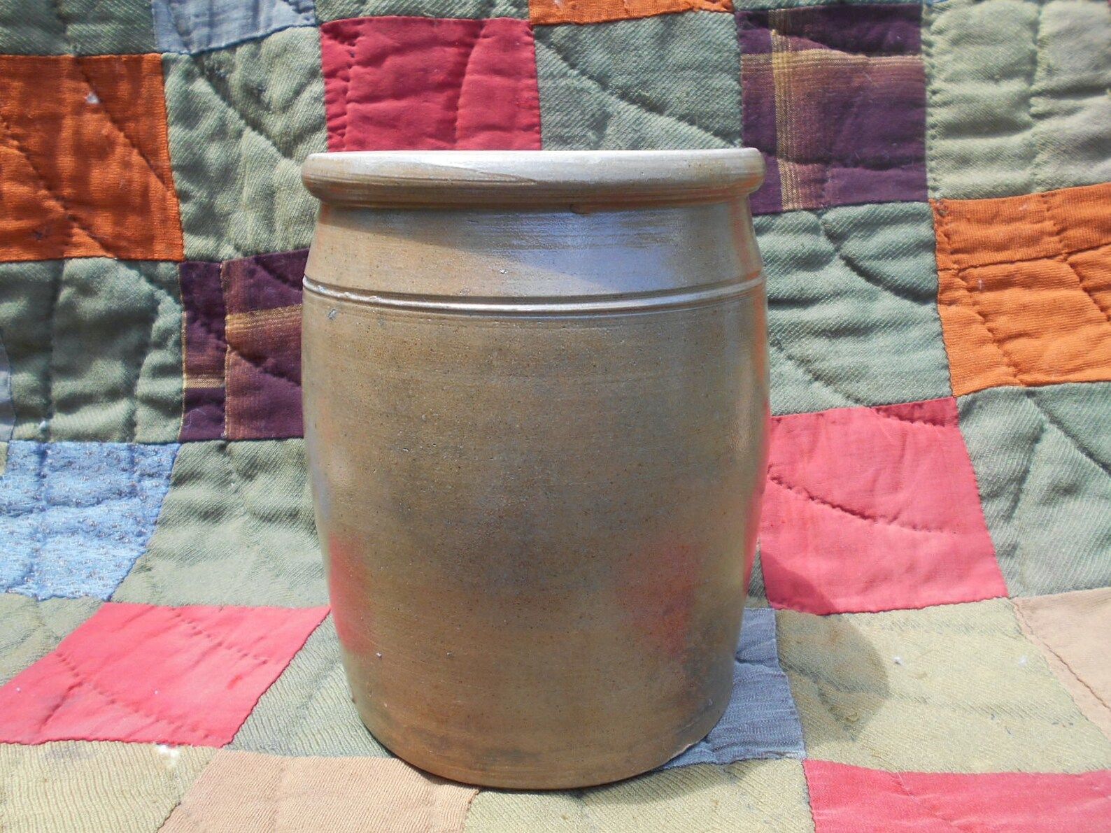 Antique stoneware crock salt glaze 9 utensil jar 1800s | Etsy | Etsy (US)