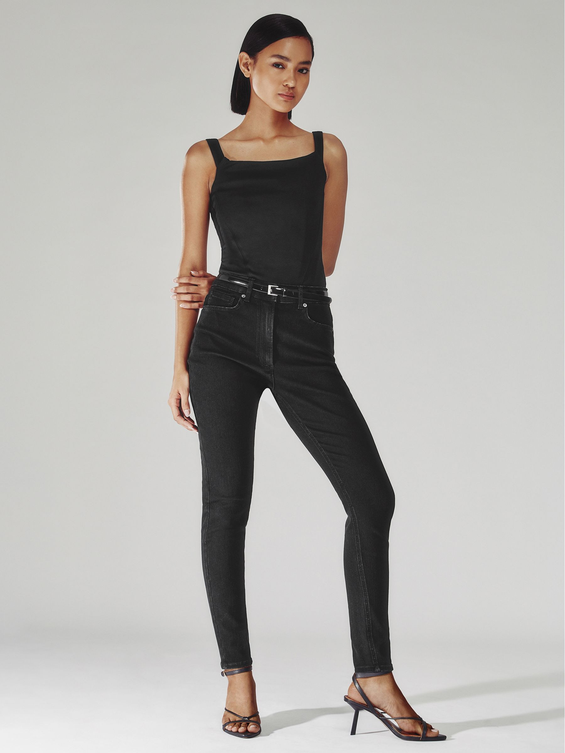 Reiss Skinny Jeans in Black - REISS | Reiss UK
