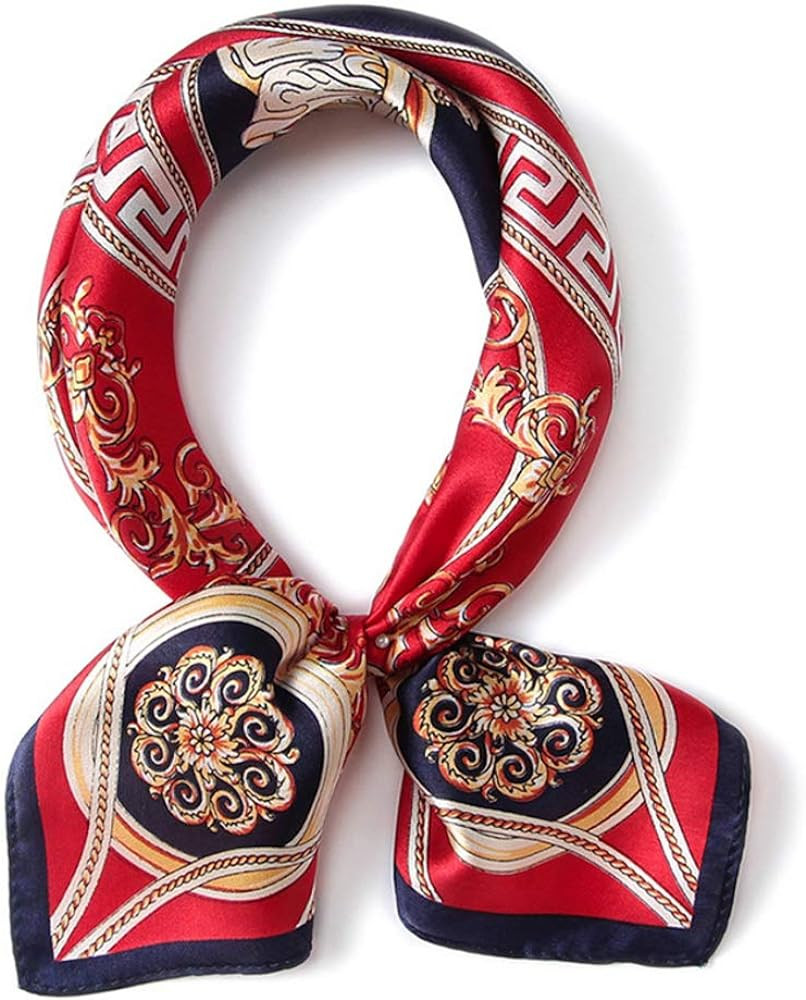 MEISEE 100% Mulberry Silk Scarfs Small Square Scarf 21" x 21" Neck Scarf Breathable Lightweight f... | Amazon (US)