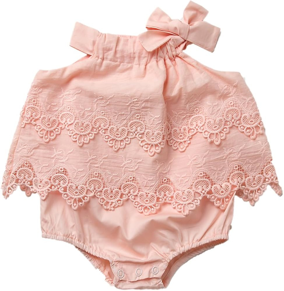 Colorful Childhood Newborn Baby Romper Girls Jumpsuit Infant Bodysuit Tutu Lace Dress Clothes Outfit | Amazon (US)