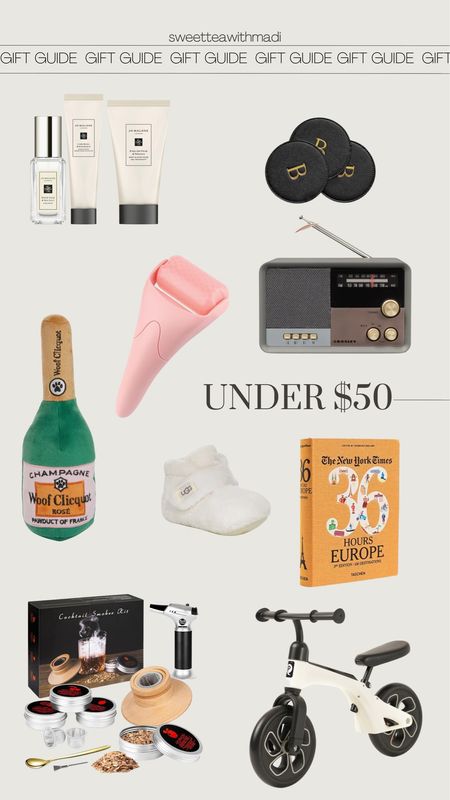 Gift guide for gifts under $50! Found you some gift options for when you want to stay under $50! 

Gift guides, gift guide under $50, gift guide under $100, gifts for her, gifts for him, gifts for kids, gifts for baby, gift guide for travelers, Christmas presents, holidays, sweetteawithmadi, Madi Messer



#LTKHoliday #LTKGiftGuide #LTKfindsunder50