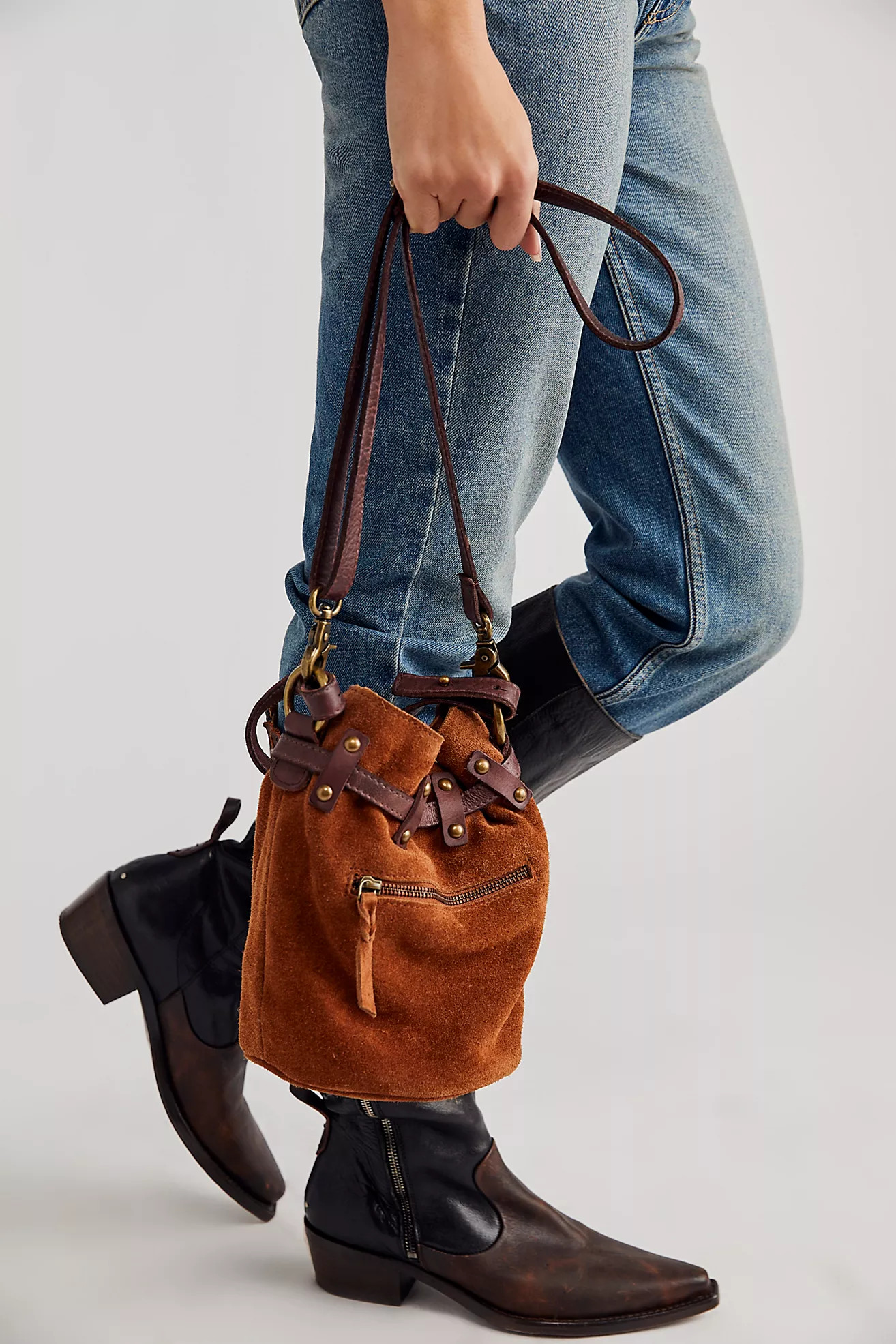 Soren Suede Bucket Bag | Free People (Global - UK&FR Excluded)
